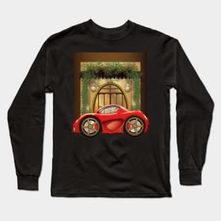 CS Cartoon Machines Sport Car And House  V 2.4. Long Sleeve T-Shirt